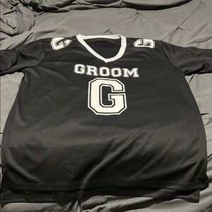 Black Groom Men's Shirt football Jersey